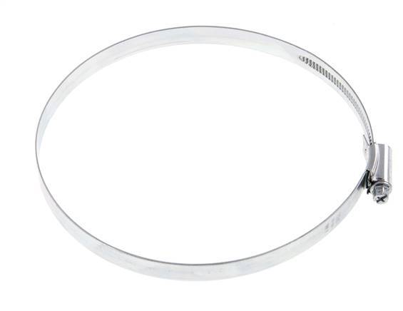 130 - 150 mm Hose Clamp with a Galvanised Steel 12 mm band - Ideal [2 Pieces]