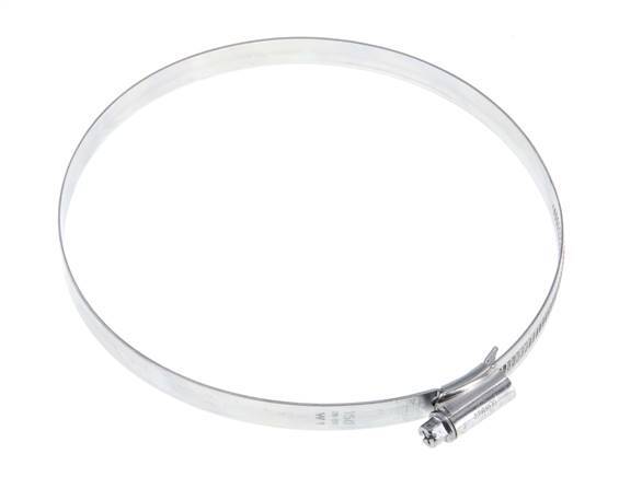 130 - 150 mm Hose Clamp with a Galvanised Steel 12 mm band - Ideal [2 Pieces]