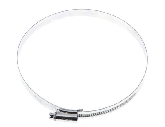 130 - 150 mm Hose Clamp with a Galvanised Steel 12 mm band - Ideal [2 Pieces]