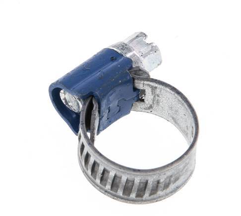 10 - 16 mm Hose Clamp with a Galvanised Steel 9 mm band - Aba [5 Pieces]