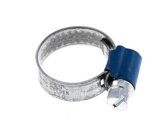 12 - 20 mm Hose Clamp with a Galvanised Steel 9 mm band - Aba [5 Pieces]