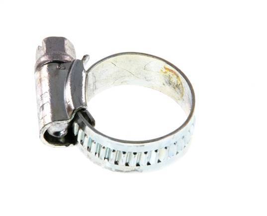12 - 20 mm Hose Clamp with a Galvanised Steel 9 mm band - Ideal [10 Pieces]