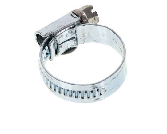 16 - 25 mm Hose Clamp with a Galvanised Steel 9 mm band - Ideal [10 Pieces]