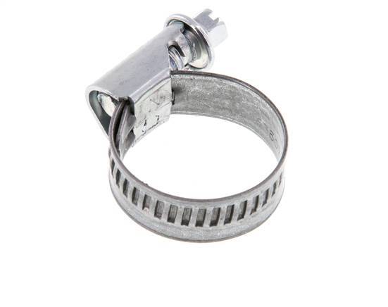 16 - 27 mm Hose Clamp with a Galvanised Steel 12 mm band - Norma [10 Pieces]