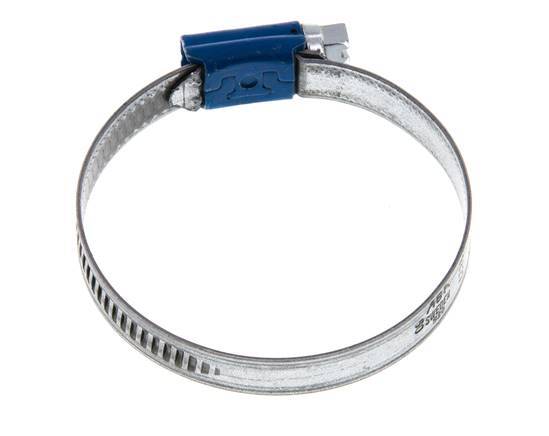 40 - 60 mm Hose Clamp with a Galvanised Steel 9 mm band - Aba [5 Pieces]