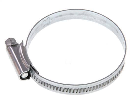 40 - 60 mm Hose Clamp with a Galvanised Steel 9 mm band - Ideal [5 Pieces]