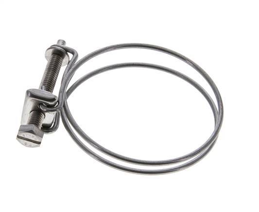 60 - 65 mm Hose Clamp Stainless Steel 304 [2 Pieces]