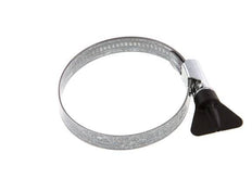 50 - 70 mm Hose Clamp with a Galvanised Steel 12 mm band With Butterfly Handle - Norma [5 Pieces]