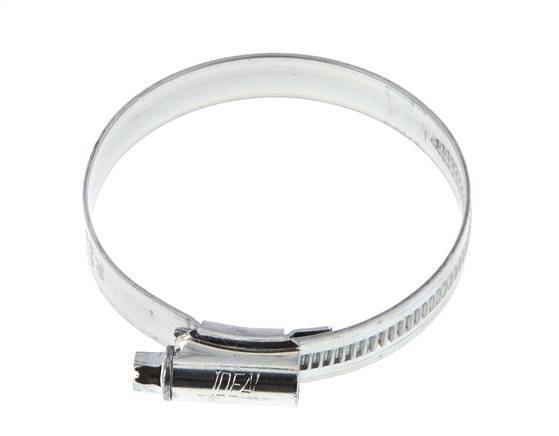 50 - 70 mm Hose Clamp with a Galvanised Steel 12 mm band - Ideal [5 Pieces]