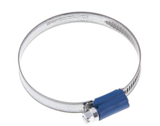 50 - 70 mm Hose Clamp with a Galvanised Steel 9 mm band - Aba [5 Pieces]