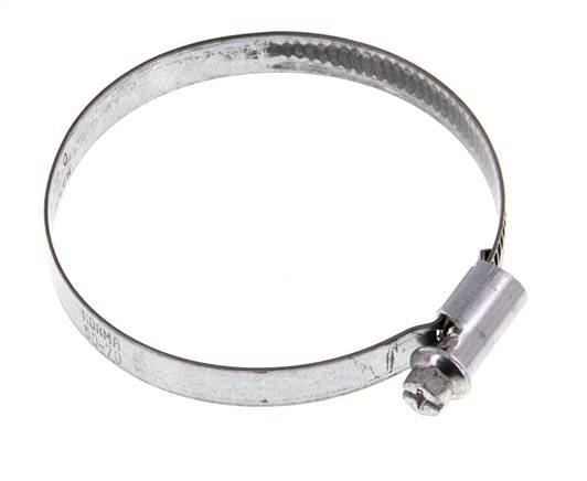 50 - 70 mm Hose Clamp with a Galvanised Steel 9 mm band - Norma [10 Pieces]