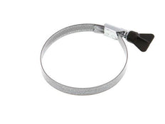 70 - 90 mm Hose Clamp with a Galvanised Steel 12 mm band With Butterfly Handle - Norma [2 Pieces]