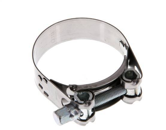 55 - 59 mm Hose Clamp with a Stainless Steel 430 20 mm band - Norma [2 Pieces]