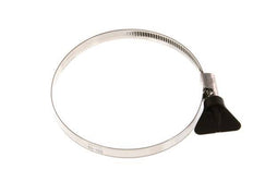 80 - 100 mm Hose Clamp with a Stainless Steel 304 9 mm band With Butterfly Handle - Norma [2 Pieces]