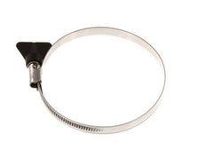 80 - 100 mm Hose Clamp with a Stainless Steel 304 9 mm band With Butterfly Handle - Norma [2 Pieces]