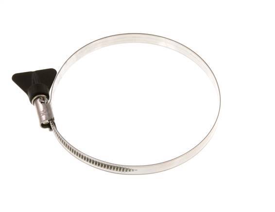 90 - 110 mm Hose Clamp with a Stainless Steel 304 9 mm band With Butterfly Handle - Norma [2 Pieces]