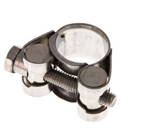 17 - 19 mm Hose Clamp with a Stainless Steel 304 18 mm band - Norma