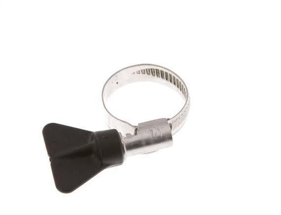 16 - 27 mm Hose Clamp with a Stainless Steel 304 9 mm band With Butterfly Handle - Norma [2 Pieces]