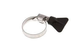 20 - 32 mm Hose Clamp with a Stainless Steel 304 9 mm band With Butterfly Handle - Norma [2 Pieces]