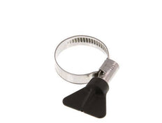 20 - 32 mm Hose Clamp with a Stainless Steel 304 9 mm band With Butterfly Handle - Norma [2 Pieces]
