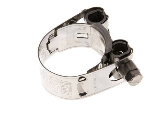 31 - 34 mm Hose Clamp with a Stainless Steel 304 18 mm band - Norma