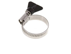 25 - 40 mm Hose Clamp with a Stainless Steel 304 12 mm band With Butterfly Handle - Norma [2 Pieces]