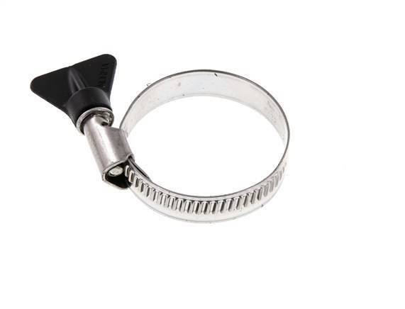 35 - 50 mm Hose Clamp with a Stainless Steel 304 12 mm band With Butterfly Handle - Norma [2 Pieces]