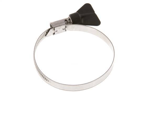 50 - 70 mm Hose Clamp with a Stainless Steel 304 9 mm band With Butterfly Handle - Norma [2 Pieces]
