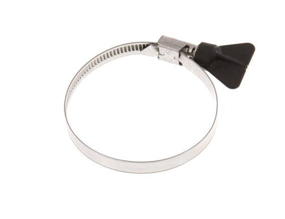50 - 70 mm Hose Clamp with a Stainless Steel 304 9 mm band With Butterfly Handle - Norma [2 Pieces]