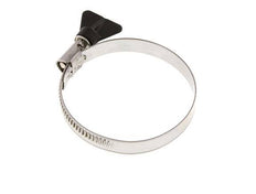 60 - 80 mm Hose Clamp with a Stainless Steel 304 12 mm band With Butterfly Handle - Norma [2 Pieces]