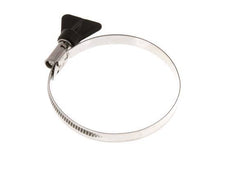 60 - 80 mm Hose Clamp with a Stainless Steel 304 9 mm band With Butterfly Handle - Norma [2 Pieces]