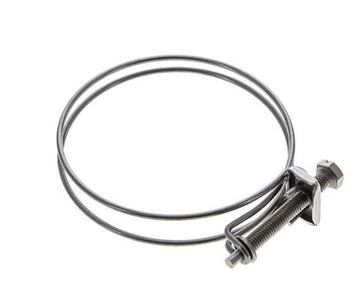 80 - 85 mm Hose Clamp Stainless Steel 304 [2 Pieces]