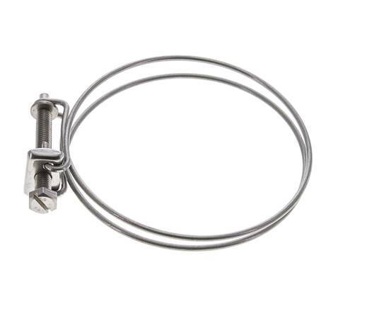 84 - 90 mm Hose Clamp Stainless Steel 304 [2 Pieces]