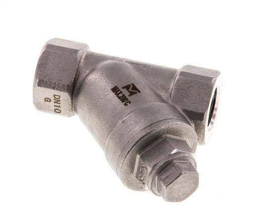 G3/8'' Y-Strainer 0.6mm 30-Mesh Stainless Steel PTFE 40bar/580psi