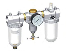 FRL 3-Part G3/4'' 3200 l/min 0.5-10.0bar/7-145psi Semi-Auto Polycarbonate Standard 3