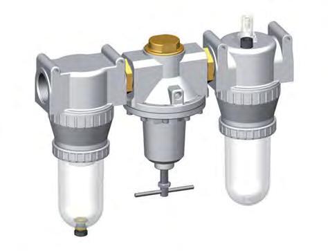 FRL 3-Part G1 1/2'' 4900 l/min 0.5-16.0bar/7-232psi Semi-Auto Metal Standard 5