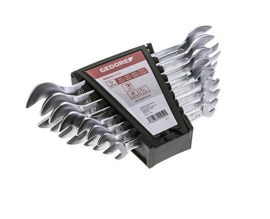6 - 22mm Gedore Red 8-piece Double Open End Wrench Set