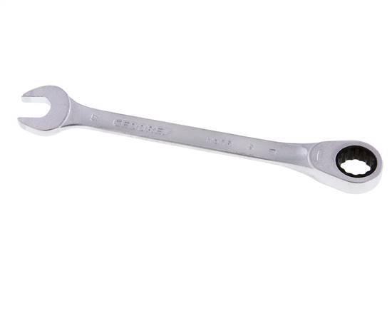 17mm Gedore Open End Wrench With Ratchet End