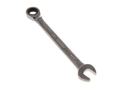 17mm Gedore Red Open End Wrench With Ratchet End