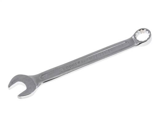 17mm Gedore Red Open End Wrench With 15 Degrees Angled Box End