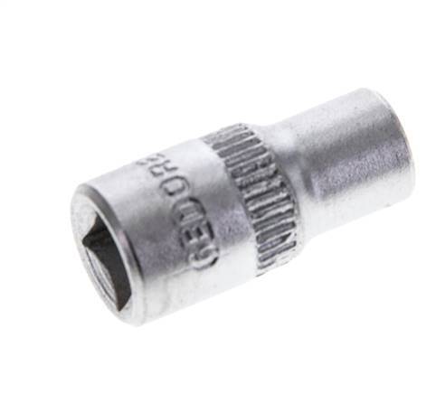 1/4" Gedore Socket Insert for 6 mm External Hexagon Bolts