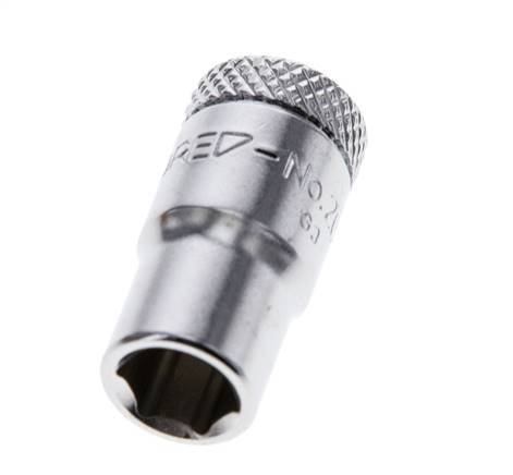1/4" Gedore Socket Insert for 7 mm External Hexagon Bolts