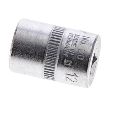 1/4" Gedore Socket Insert for 12 mm External Hexagon Bolts