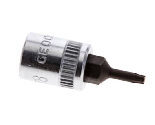 1/4" Gedore Socket Insert for TX8 Internal Torx Screws