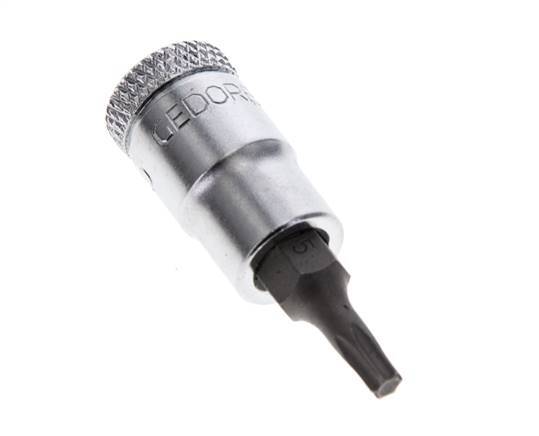 1/4" Gedore Socket Insert for TX15 Internal Torx Screws