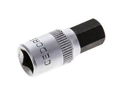 1/4" Gedore 28mm Long Pin Socket Insert for 8 mm Hexagonal Socket Screws