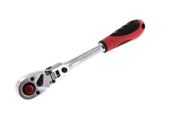 1/2" Gedore Red 180 Degrees Pivoting Head And Switch Lever