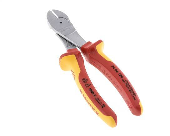 Knipex Power Diagonal Cutting Pliers 180 mm VDE Tested Up To 1000V