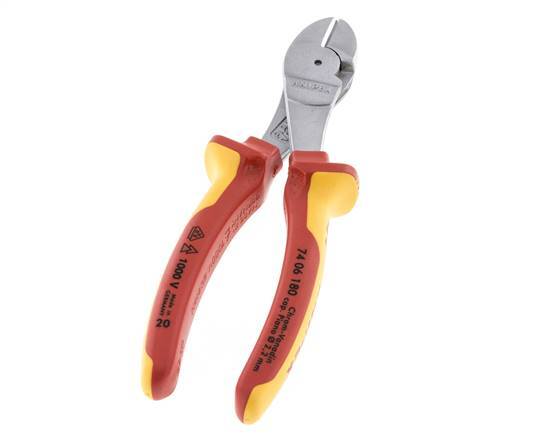 Knipex Power Diagonal Cutting Pliers 180 mm VDE Tested Up To 1000V