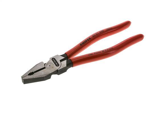 Knipex Power Combination Pliers 200 mm Plastic-coated Handles
